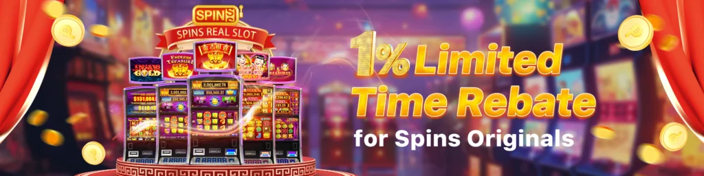 1% Limited time Rebate – SpinsPH